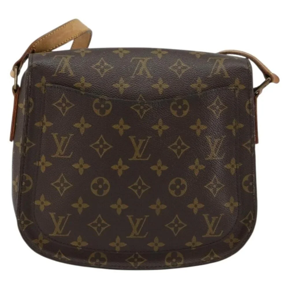 Authentic LOUIS VUITTON Monogram Saint Cloud GM Shoulder Bag M51242 LV - Picture 9 of 16